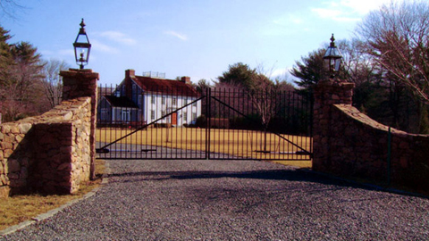 Custom iron security gates, ornamental wrought iron estate gates, entry gates, driveway gates, MA, RI