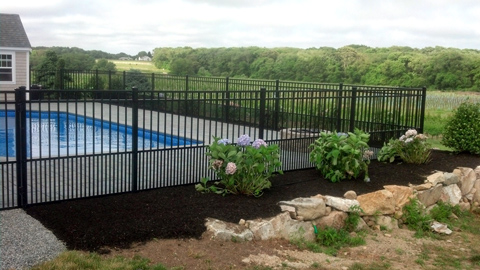 Aluminum fences, aluminum ornamental fencing, southeastern MA, eastern RI