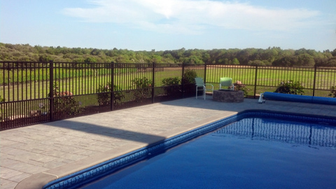 Aluminum fences, aluminum ornamental fencing, southeastern MA, eastern RI