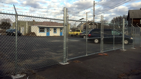 Commercial fencing, chain link fence, security fencing, business fence, MA, RI