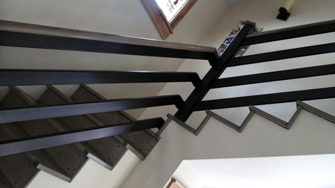 Ornamental wrought iron rails, interior railings, spiral staircases, iron hand rails, staircase railings, MA, RI